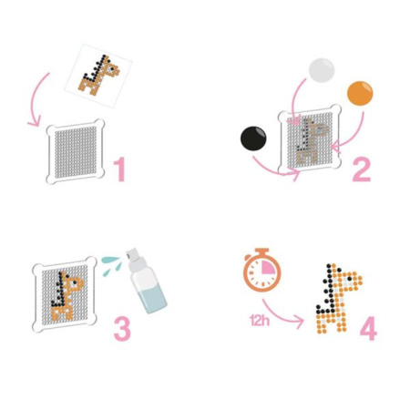 Sac de 5 plaques pour aquaperles 8 x 8 cm Sac de 5 plaques pour aquaperles 8 x 8 cm