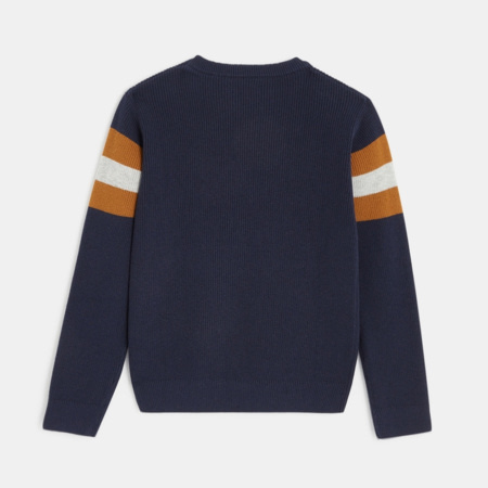Avis Pull rayé en tricot bleu garçon OKAIDI 3
