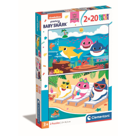 Puzzle Baby Shark - 20 pièces Clementoni : Comparateur, Avis, Prix