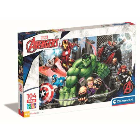 Puzzle Marvel The Avengers - 104 pièces Clementoni : Comparateur, Avis ...
