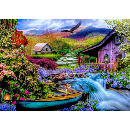 Avis Puzzle Heaven on Earth in the Mountains BLUEBIRD PUZZLE 1