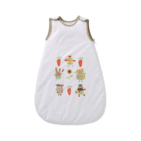 Gigoteuse Été Vertbaudet Cœurs Beige 0/6 Mois - Tog 1 Légère Pour Nuits Douces