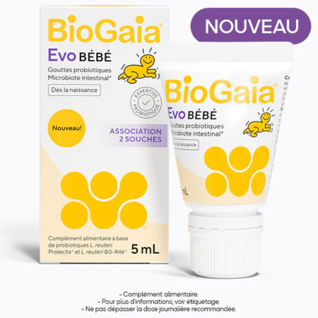 BioGaia® Evo BÉBÉ Gouttes probiotiques