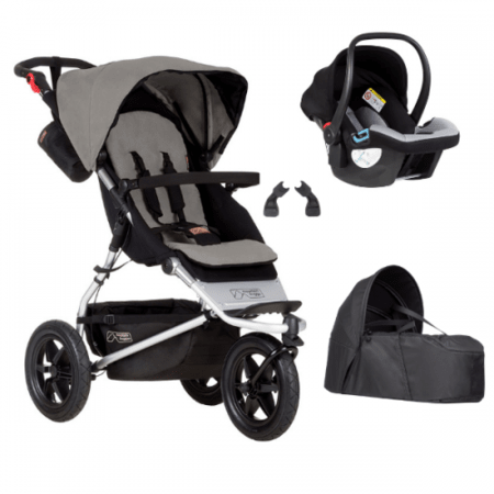 Poussette Urban Jungle + cocoon V2 + coque auto Protect MOUNTAIN BUGGY 1