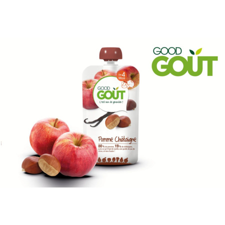 Good Goût Gourde de fruits pomme figue 120g - dès 4 mois 