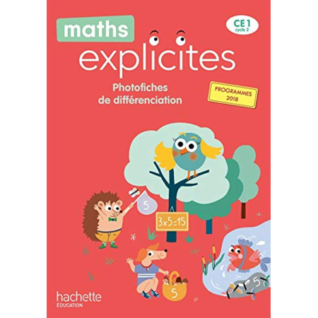 Avis Maths Explicites CE1 - Photofiches - Edition 2020 Hachette Éducation 1