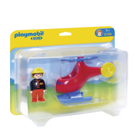 Avis Playmobil 1.2.3 - Pompier avec hélicoptère PLAYMOBIL 1
