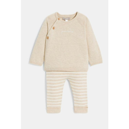 Nouveau-né Bébé Fille Automne Imprimé Coton Col Rond Manches Longues Pull Tricoté Barboteuse Body Pull Chapeau Vêtements Costume Costume Cardigan Enfants Filles, Vert, 0-3 Mois