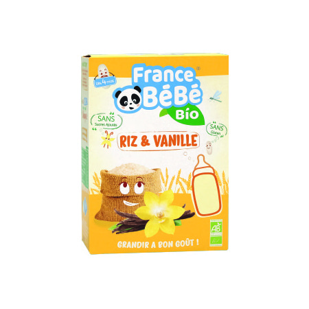 Avis Céréales Riz Vanille sans gluten - 200g - A partir de 4 mois FRANCE BEBE BIO 1
