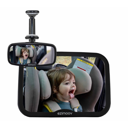Avis Surveillance Pack - Rétroviseur + Miroir siège auto EZIMOOV 1