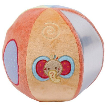 Balle D'Éveil Nattou Lapidou - Hochet, Couinement Et Textures Pour Bébé Et Prématuré