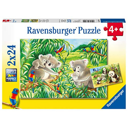 Avis Puzzle - Mignons koalas et pandas - 2x24 pièces RAVENSBURGER 1
