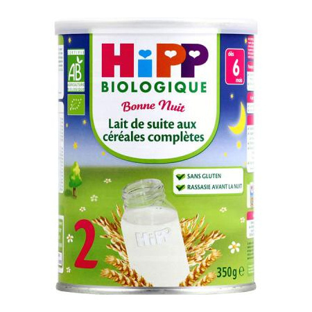Lait 1 pour nourrissons BIO - 1 boîte x 600g - 0-12 mois HIPP :  Comparateur, Avis, Prix