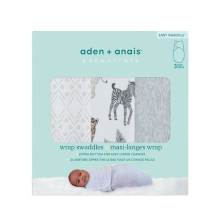 Avis Lot de 3 langes d'emmaillotage 3-6 mois ADEN + ANAIS 3