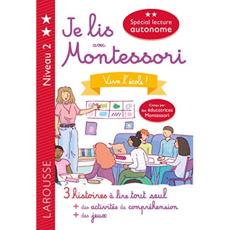 Avis Je lis avec Montessori - niveau 2 - Vive l'école LAROUSSE 1