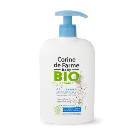 Gel lavant micellaire corps et cheveux certifié bio CORINE DE FARME 1