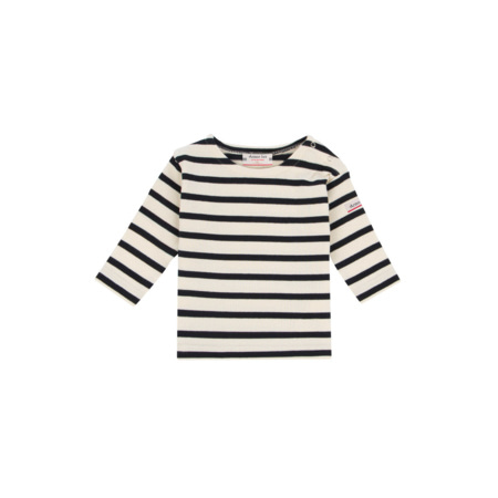 Avis Marinière "Erwann" Baby - coton - Nature/Rich Navy ARMOR-LUX 1