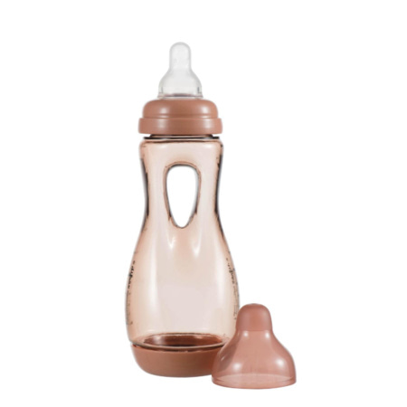 Biberon Grand Ouverture Avec Poignées Pour Bébé - En Silicone, Système Anti-colique - Facile à Nettoyer