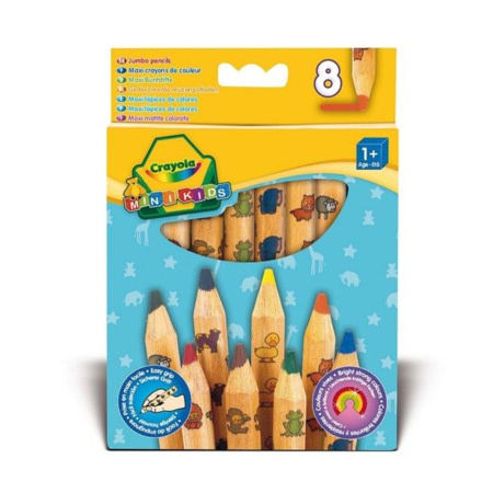 8 Maxi crayons de couleur Mini kids CRAYOLA 1