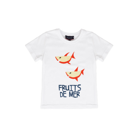 Avis T-shirt "fruits de mer" Kids - coton léger - Blanc Imp. Fruits De Mer ARMOR-LUX 2