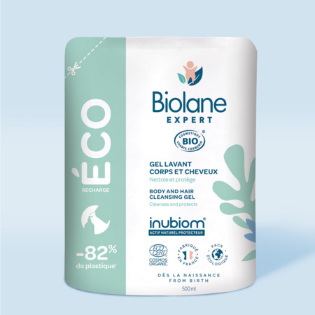 Eco-recharge gel lavant certifié biologique BIOLANE EXPERT : Comparateur,  Avis, Prix