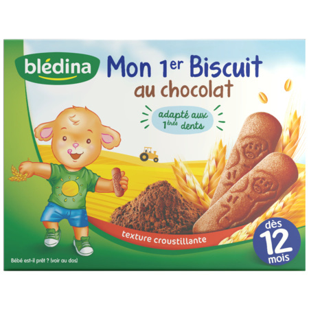 Biscuits chocolatés pour bébé dès 12 mois Blédina - 150g