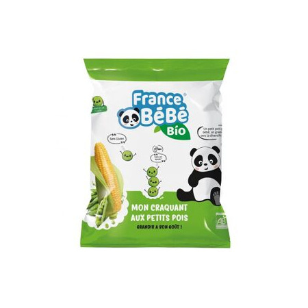 Avis Stick de maïs soufflé Mon Craquant Petits pois FRANCE BEBE BIO 1