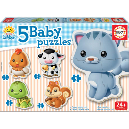 Baby puzzles Les animaux commun Educa : Comparateur, Avis, Prix