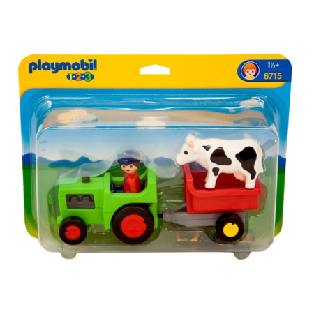 Playmobil 1.2.3 - Fermier et tracteur PLAYMOBIL 1