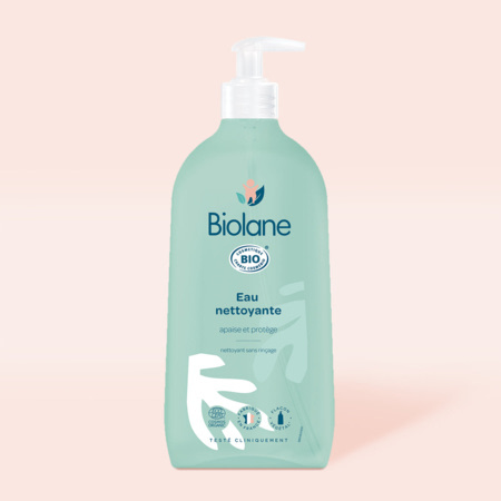 BIOLANE - Eau Pure H2O - Nettoyant pour le visage, corps et siège