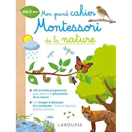 Avis Mon grand cahier Montessori de la nature LAROUSSE 1
