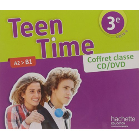 Avis Teen Time anglais cycle 4 / 3e - Coffret CD/DVD classe - éd. 2017 Hachette Éducation 1