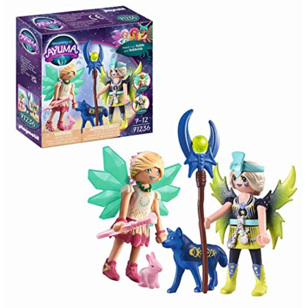 Playmobil Ayuma - Crystal et moon fairy avec animaux PLAYMOBIL