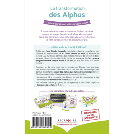 Avis Livre La transformation des Alphas ÉDITIONS RÉCRÉALIRE 4