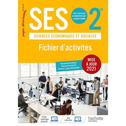 Avis SES 2de - Fichier d'activités - Ed. 2021 Hachette Éducation 1
