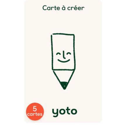 Avis Pack de 5 cartes à créer YOTO 1