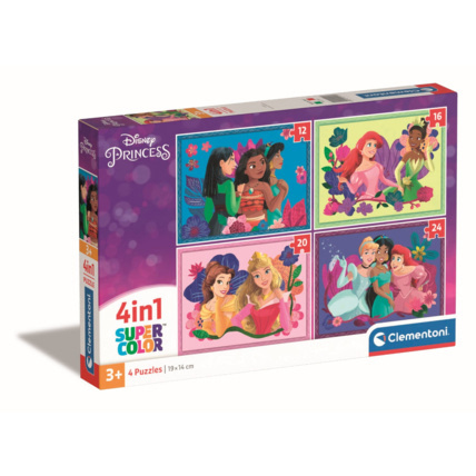 Avis Puzzle Disney Princess - 1x12 + 1x16 + 1x20 + 1x24 pièces Clementoni 1
