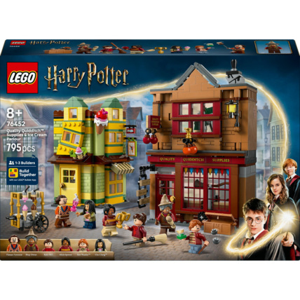 Avis Magasin d'accesoires de Quidditch et marchand de glaces Harry Potter LEGO 1