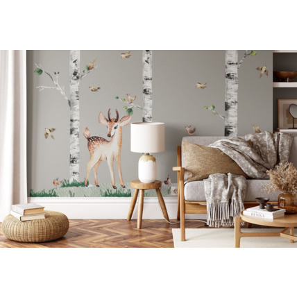 Avis Stickers arbres oiseaux et faon Mon Lit Cabane 4