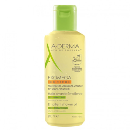 Avis Huile lavante émolliente biodégradable - Exomega control A-DERMA 1