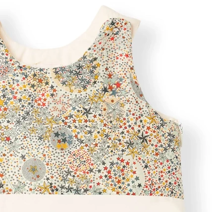 Avis Gigoteuse en Liberty étoiles multicolores et percale de coton LUCIOLE ET CIE 2