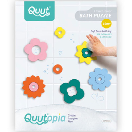 Avis Puzzle de bain fleur Flower Power QUUT 1
