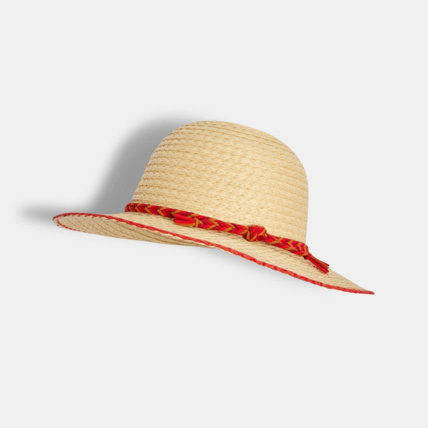 Avis Chapeau de paille rouge fille OKAIDI 1