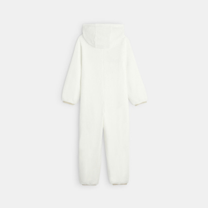 Avis Combinaison-pyjama en polaire motif biche blanc fille OKAIDI 3
