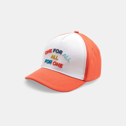 Avis Casquette "One for all, all for one" orange garçon OKAIDI 1
