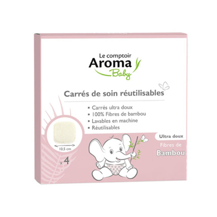 Avis Carrés de soin réutilisables Baby Le comptoir Aroma 1
