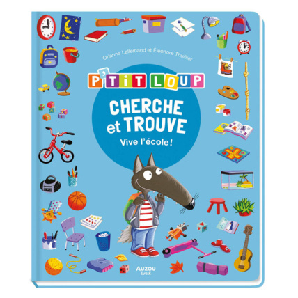 Avis P'ptit Loup Cherche et trouve - Vive l'école EDITIONS AUZOU 1
