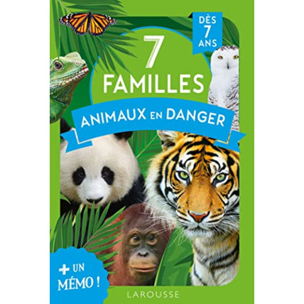 Avis 7 familles spécial Animaux en danger LAROUSSE 1