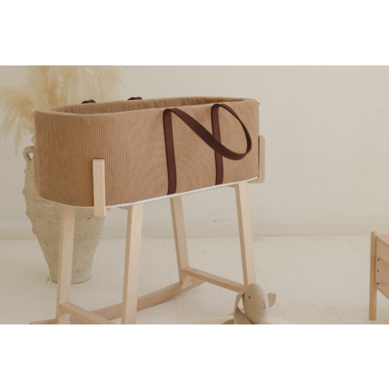 Avis Couffin en Velours Côtelé Avec Support Mon Lit Cabane 1