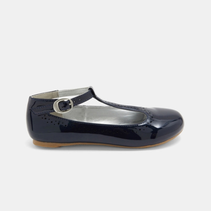 Avis Ballerines vernies à boucle bleues fille OKAIDI 1